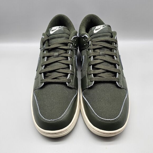 Nike Men's Dunk Low Retro Premium Size 10 'Sequoia' Sneakers DZ2538-300 NEW - Picture 3 of 9